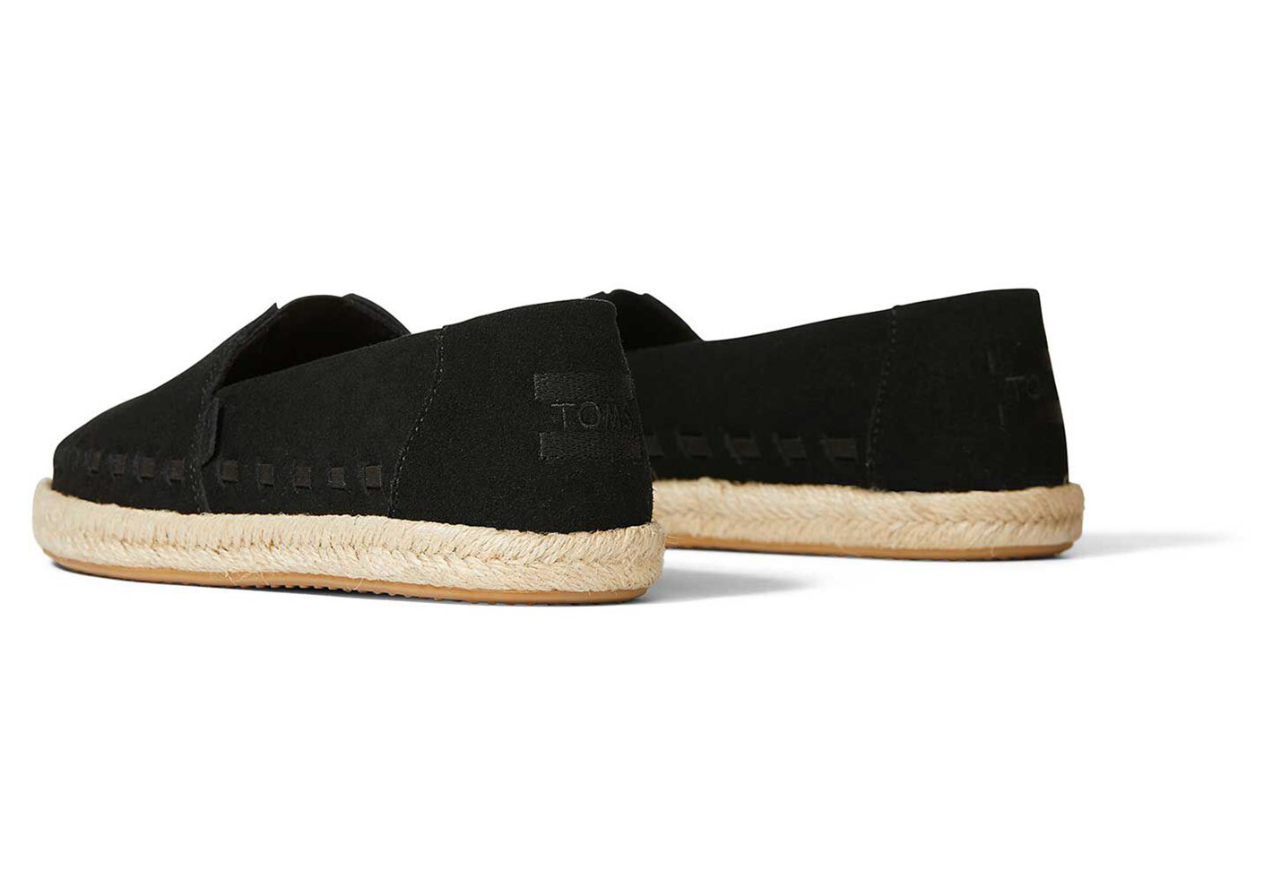 Toms Espadryle Damskie Czarne - Alpargata Rope - 31LDBUSVF